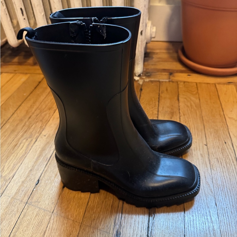 Black Women's Rain Boots